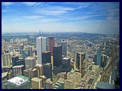 Views from CN Tower 33 - Financial district, Union Station